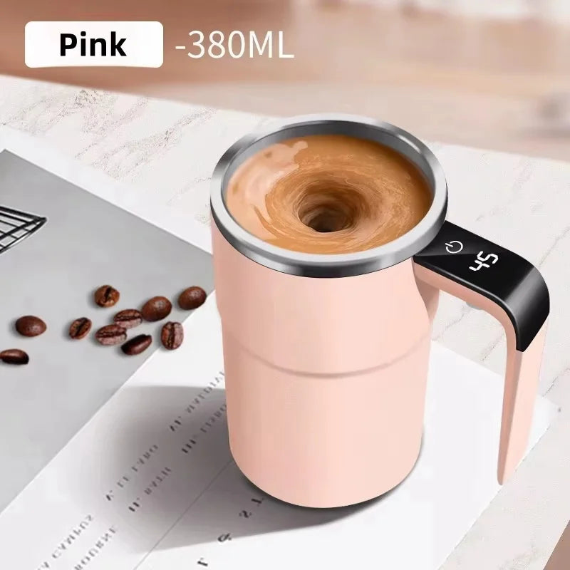 Tasse auto mélangeante & chauffante