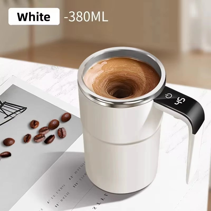 Tasse auto mélangeante & chauffante