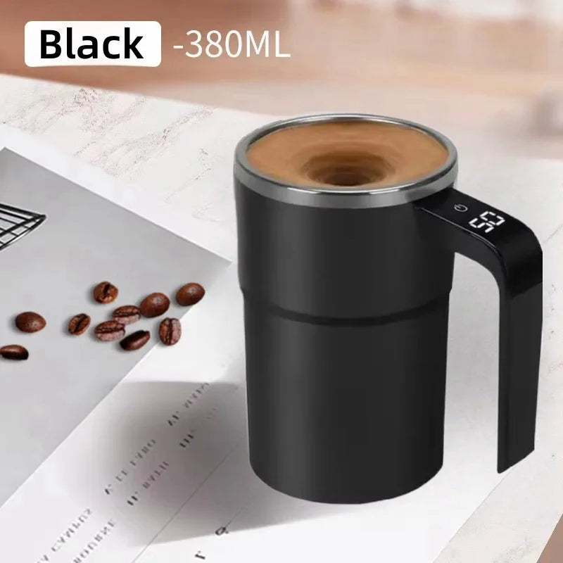 Tasse auto mélangeante & chauffante