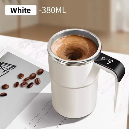 Tasse auto mélangeante & chauffante